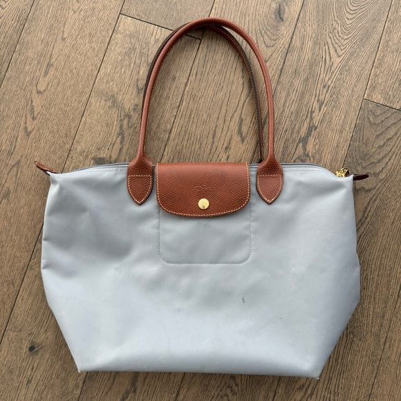 ➡️Longchamp LE PLIAGE Medium Steel  Tote Bag - Picture 2 of 5